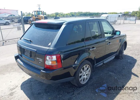 2008 Land Rover Range Rover Sport Hse из США, поврежденный, VIN SALSK25438A128872